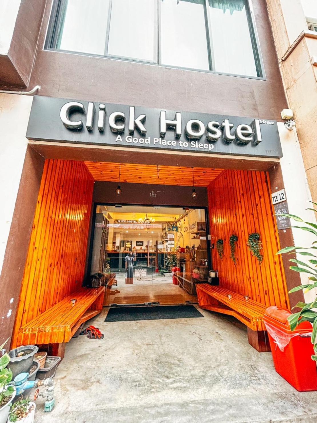 Click Hostel Bangkok Exterior foto