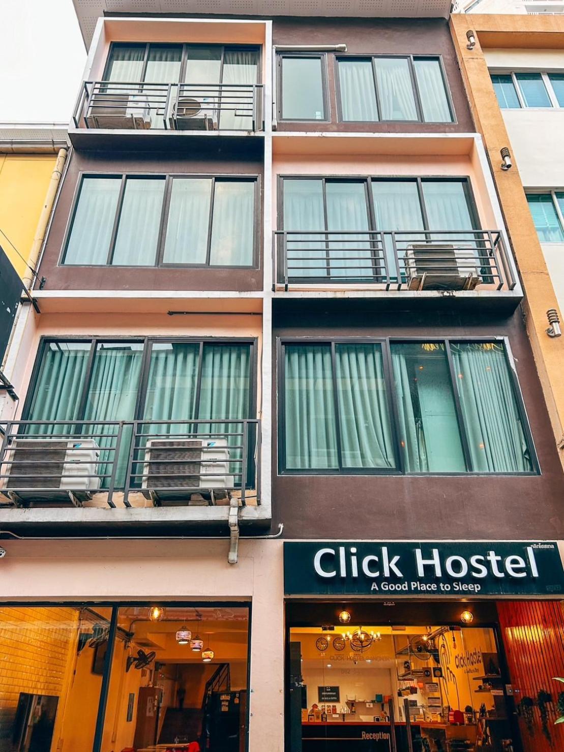 Click Hostel Bangkok Exterior foto